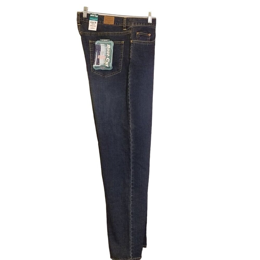 Old Navy Jeans Size 16 Boot Cut At Waist Womens Blue Denim New 36x31